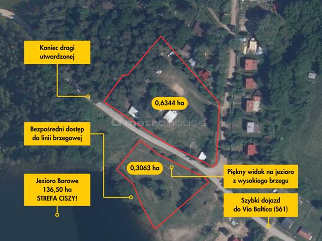 MAZURY działka inwestycyjna nad jeziorem pod hotel