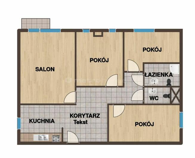 Przestronne, funkcjonalne mieszkanie Jeziołowicza