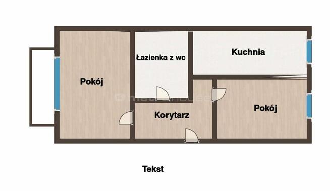 Mieszkanie 2 pokojowe # TEREBELSKA 48m2