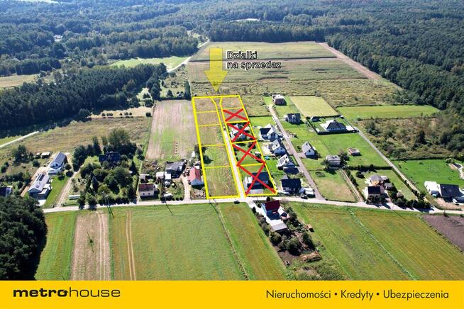 Działka jednorodzinna 1065 m2 tuż przy lesie.