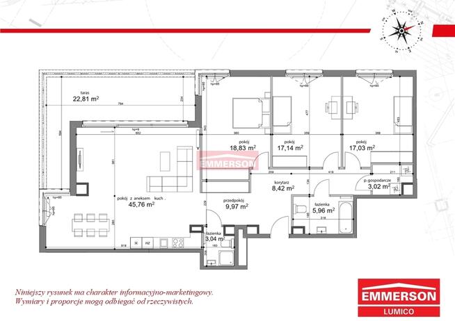 Ostatnie piętro z balkonem 22,80 m2 | Bezpośrednio