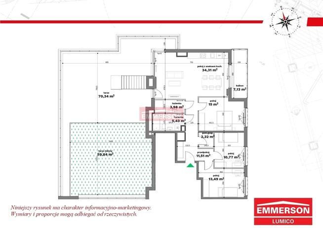 Ostatnie piętro z tarasem 130 m2 | Bezpośrednio