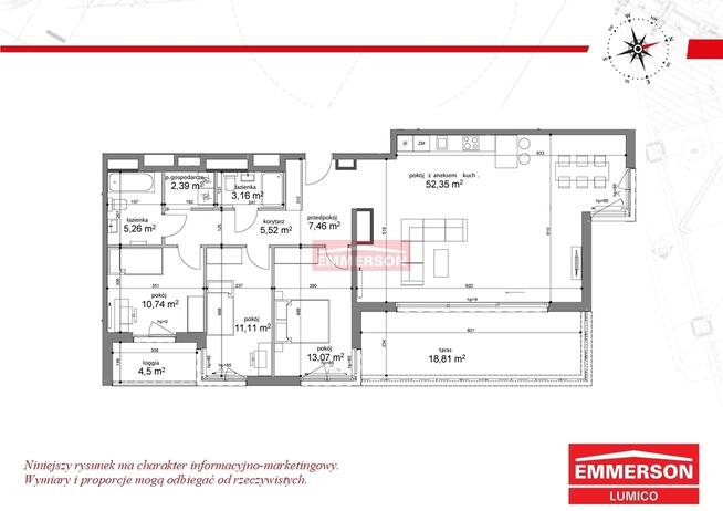 Taras 19 m2 | ostatnie piętro | Galeria Bronowice