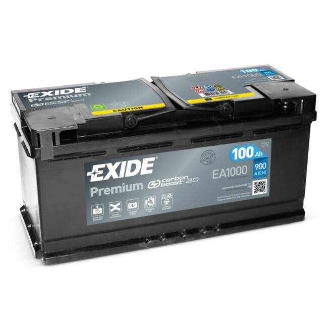 Akumulator 100 Ah 900 A EXIDE PREMIUM – DARMOWY DOWÓZ