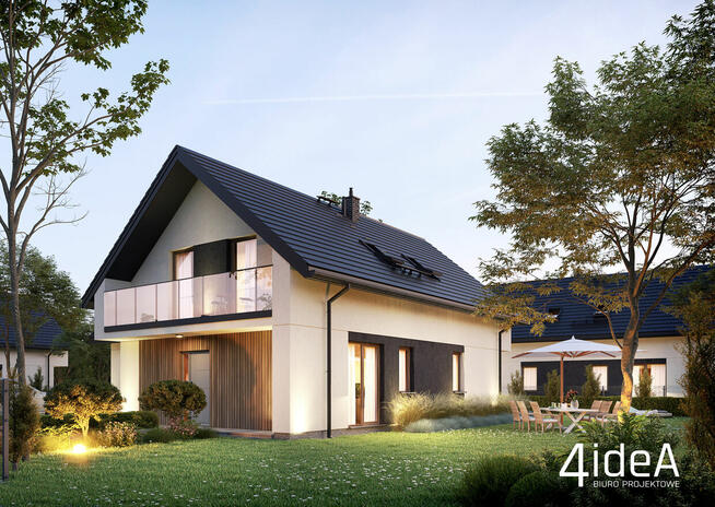 Domy w środku Lasu.