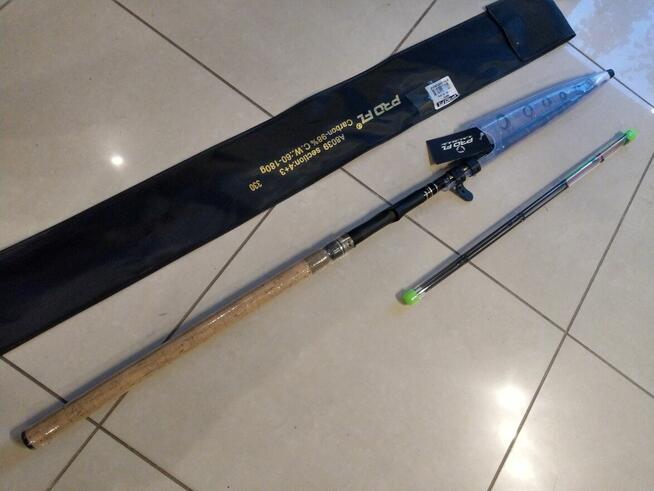 FL Tele Feeder 3,30m 60-180g mocny węglowy 3 szczytówki