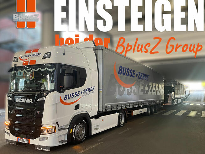 Kierowca C+E ( podwójna obsada) z Berlin Schönefeld.