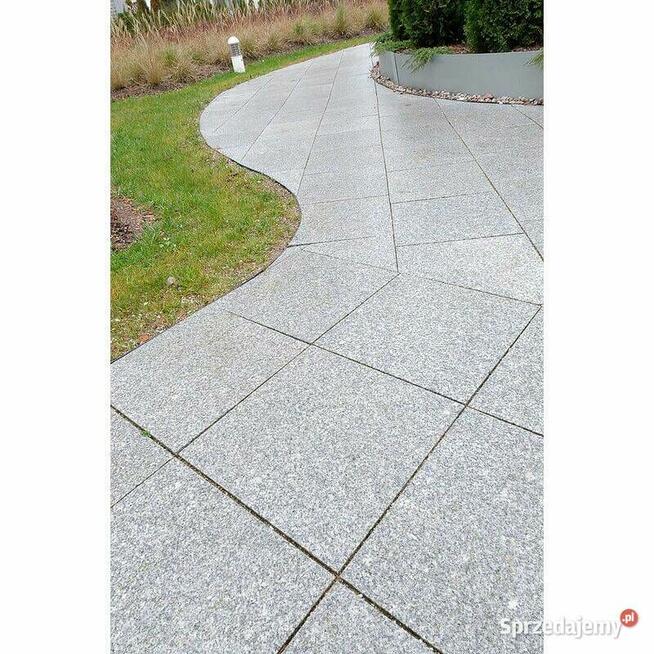 Płytki Granit G603 New Bianco Cristal płomieniowany 60x60x2 cm