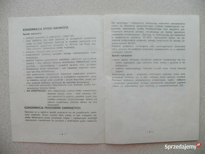 Konserwacja samochodów FSO 125p i POLONEZ W-wa-Żerań 1988r.