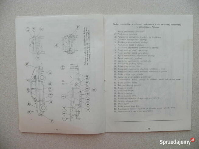 Konserwacja samochodów FSO 125p i POLONEZ W-wa-Żerań 1988r.