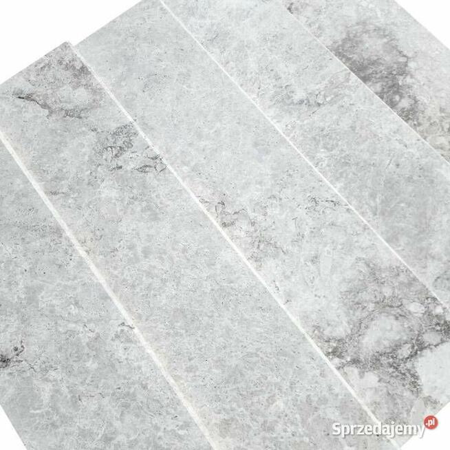 Stopień marmurowy TundraGrey polerowany bullnose 135x33x3cm