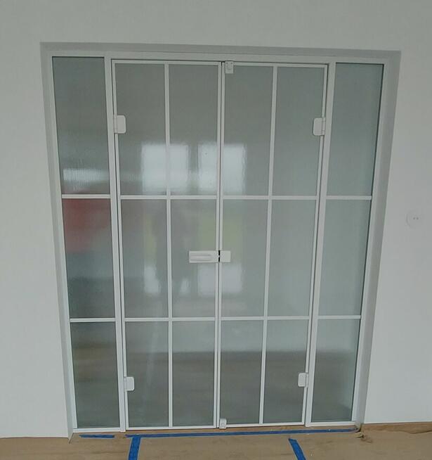 Drzwi szklane loft