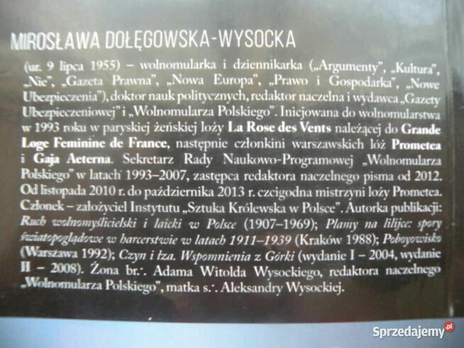 ASZERA ŻONA PANA BOGA Mirosława Dołęgowska-Wysocka Autograf