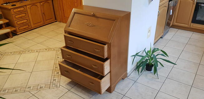 Sekretarzyk dębowy biurko