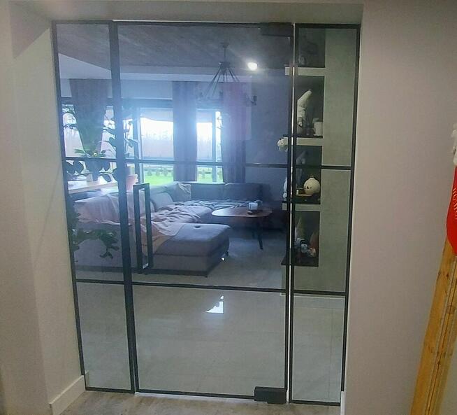 Drzwi szklane loft