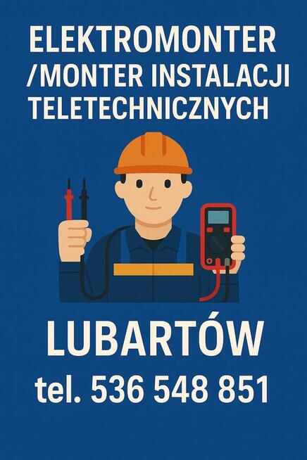 Elektromonter - Monter instalacji teletechnicznych