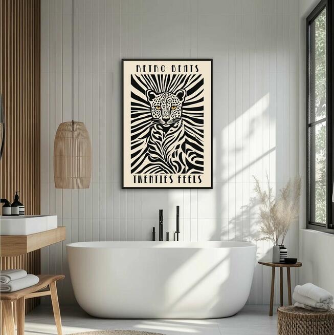 Plakat A4 Retro Roar