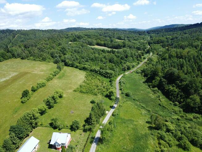 Działka z możliwością zabudowy położona w dolinie rzeki San