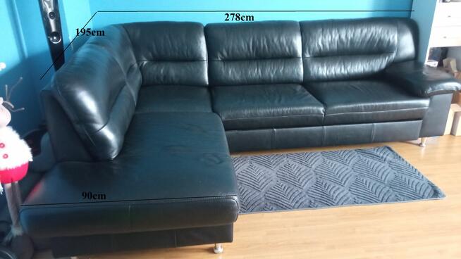 Sprzedam skórzana kanape narożną