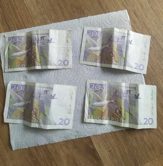 20 Koron/ SZWECJA ,FIFTY PENCE (50)-2003,FIVE PENCE (5)-2014