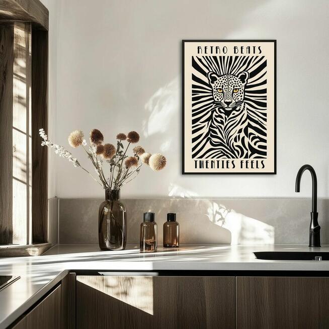 Plakat A4 Retro Roar