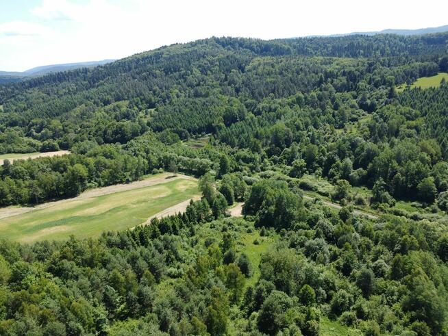 Działka z możliwością zabudowy położona w dolinie rzeki San