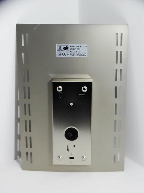 Lampa naścienna kinkiet + 2 żarówki 60W