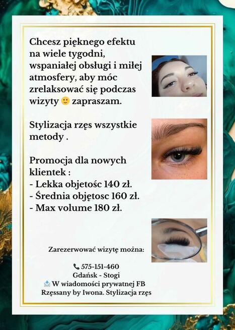 Przedłużanie rzęs, rzęsy 2d 3d 4d 5d 8d 10d