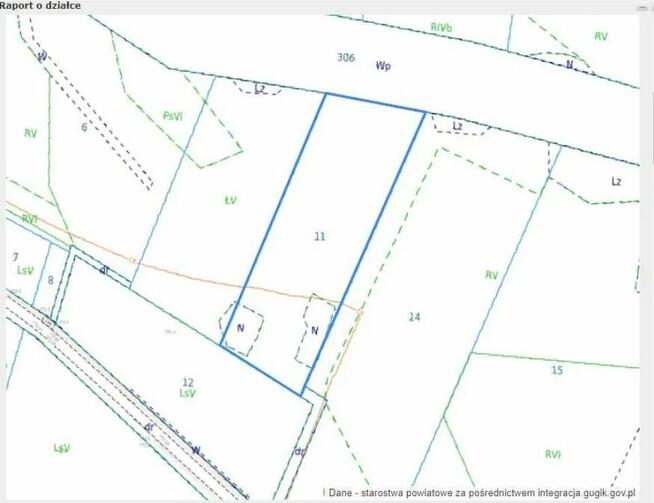 Działka 58a ,, Zastawe, koło Urszulina ,jezioro ,rzeka
