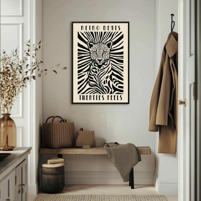 Plakat A4 Retro Roar