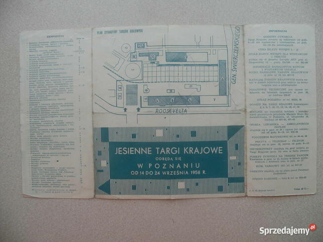 Reklama z PRL-u - TARGI KRAJOWE - Poznań 1958r.