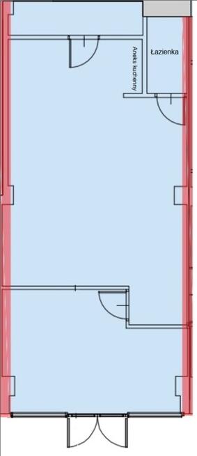 Lokal biurowo-usługowy na parterze