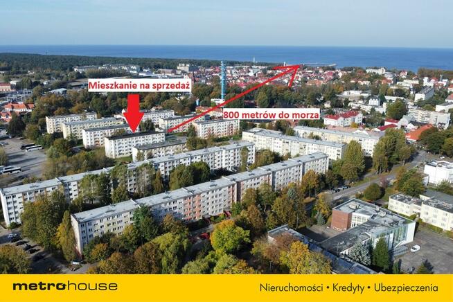 Ustka, 3 pokoje, 45,8 m2, 2 piętro, balkon