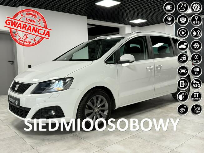Seat Alhambra 2.0TDI 177KM * DSG * I-Tech * 7-osobowy * Keyless * BiXenon *Alcantara