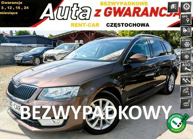 Škoda Octavia 1.6TDi*110PS*Automat*OPŁACONY Bezwypadkowy*Navi*Serwis*VIP GWARANCJA24
