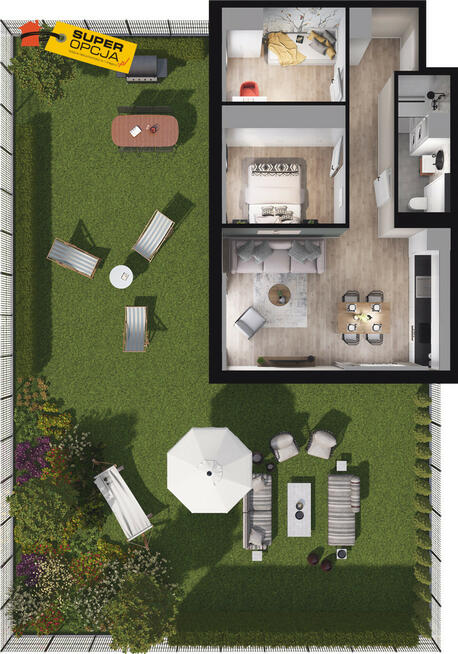 Mieszkanie Kraków Ruczaj, Jana Kantego Federowicza