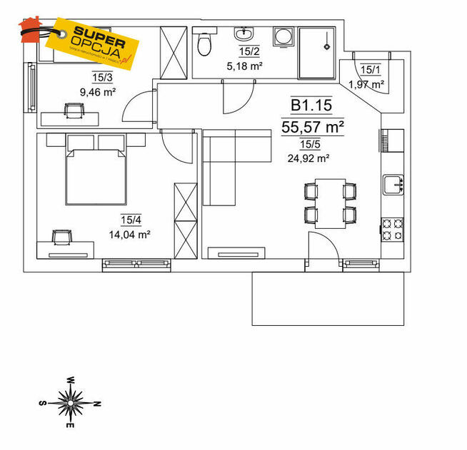 Mieszkanie Kraków Ruczaj, Jana Kantego Federowicza