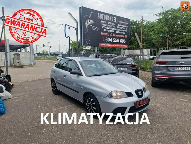 Seat Ibiza 1.2 Benzyna 69 KM, Klimatyzacja, El. Szyby Przód, Dwa Klicze, USB, AUX