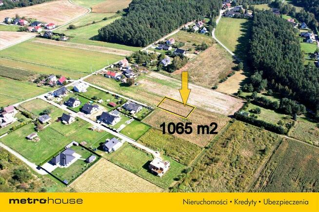 Działka jednorodzinna 1065 m2 tuż przy lesie.