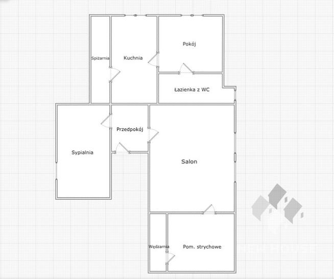 Mikołajki, przestronne mieszkanie w kamienicy