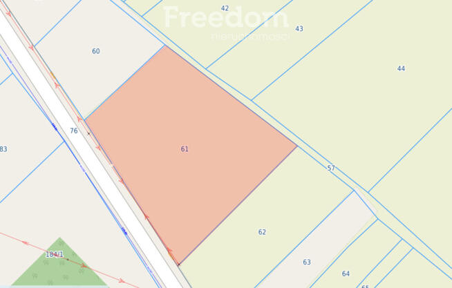 Działka rolna w trakcie przekształcenia Księżyki