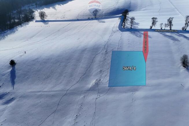 Działka budowlana widokowa 1361m² Falsztyn.