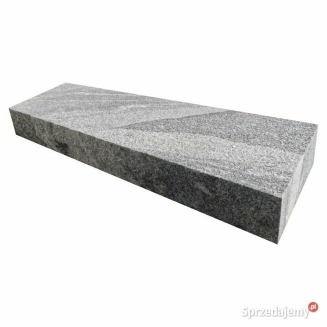 Stopień/Blok granitowy R. Juparana płomieniowany 130x35x15cm
