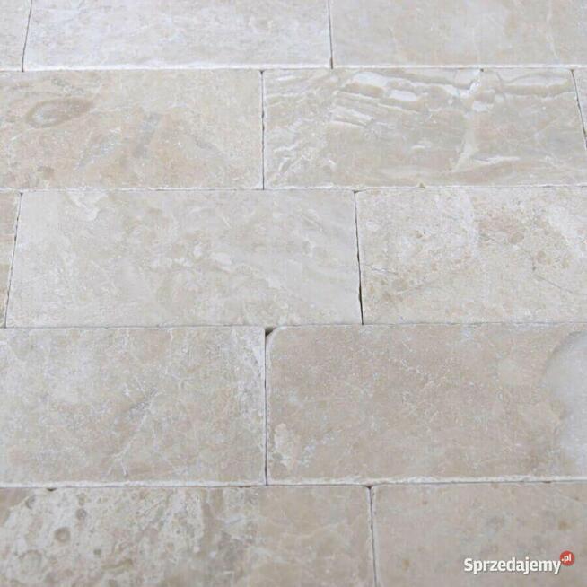 Cegiełki Marmurowe Queen Beige Bębnowane 15x7,5x1 cm