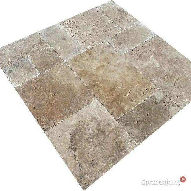 Płytki TrawertynClassic bębnowany komplet 0,742 m2 grubość 3