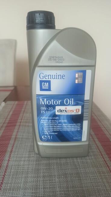 Olej GM 0W-20 1 L, sprzedam