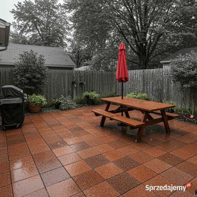 Płytki Granit Maple Red G562 płomieniowany 60x60x2 cm