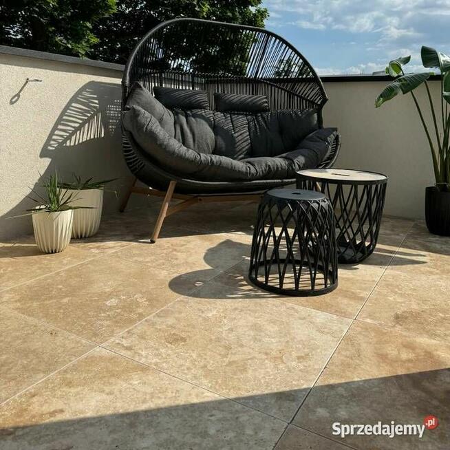 Płytki TrawertynClassic bębnowany komplet 0,742 m2 grubość 3