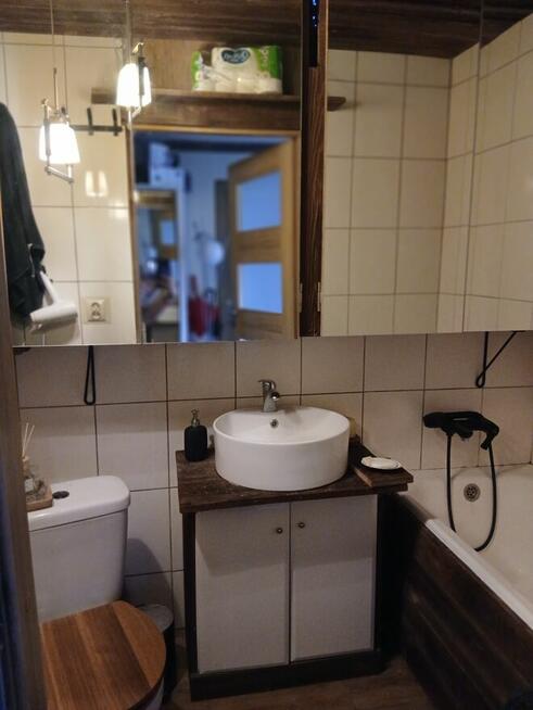 Mieszkanie 44m2 kuchnia łazienka przedpokój styl modern loft