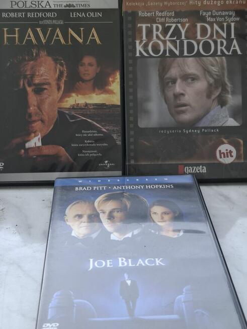 Trzy płyty DVD -sensacyjne filmy z gwiazdami